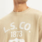 Men's Graphic Print Relaxed Fit Sweatshirt - Detail View