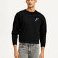 Men's Graphic Print Relaxed Fit Sweatshirt - Front View