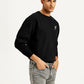 Men's Graphic Print Relaxed Fit Sweatshirt - Side View