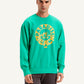 Men's Graphic Print Regular Fit Sweatshirt - Front View