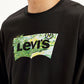 Men's Brand Logo Black Crew Neck Sweatshirt - 392879d2-1758-4391-b8f9-12eb5d68d222 View