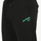 Men's Black Regular Fit Joggers - Deatil View