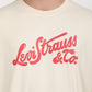Men's Solid Beige Crew Neck Sweatshirt - Deatil View