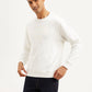 Men's Typography White Crew Neck Sweatshirt - c01f1d1f-5693-4702-924c-3b5ad41afcb9 View