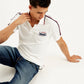 Men's Solid Slim Fit Polo T-shirt - Elevated View