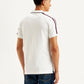 Men's Solid Slim Fit Polo T-shirt - Back View