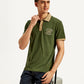 Men's Patchwork Slim Fit Polo T-Shirt - 20 View