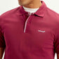Men's Solid Slim Fit Polo T-shirt - Detail View