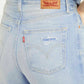 Women's Blue Ribcage Bell Bottom Wide Leg Fit High Rise Jeans - ce06c54d-e063-42c3-abde-0f7ef47b3072 View