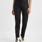 Women's Black Wedgie Straight Fit Mid Rise Jeans - 0d358a0d-c915-40ae-9a6e-eceeab56886d View