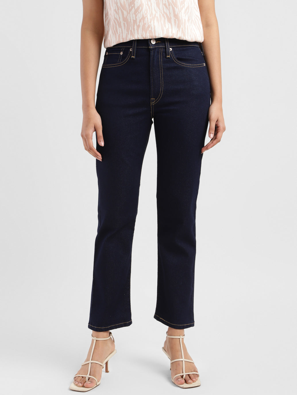 Women's Blue Wedgie Straight Fit Mid Rise Jeans - c87b3b0e-dc7a-432b-a354-f887c658134e View