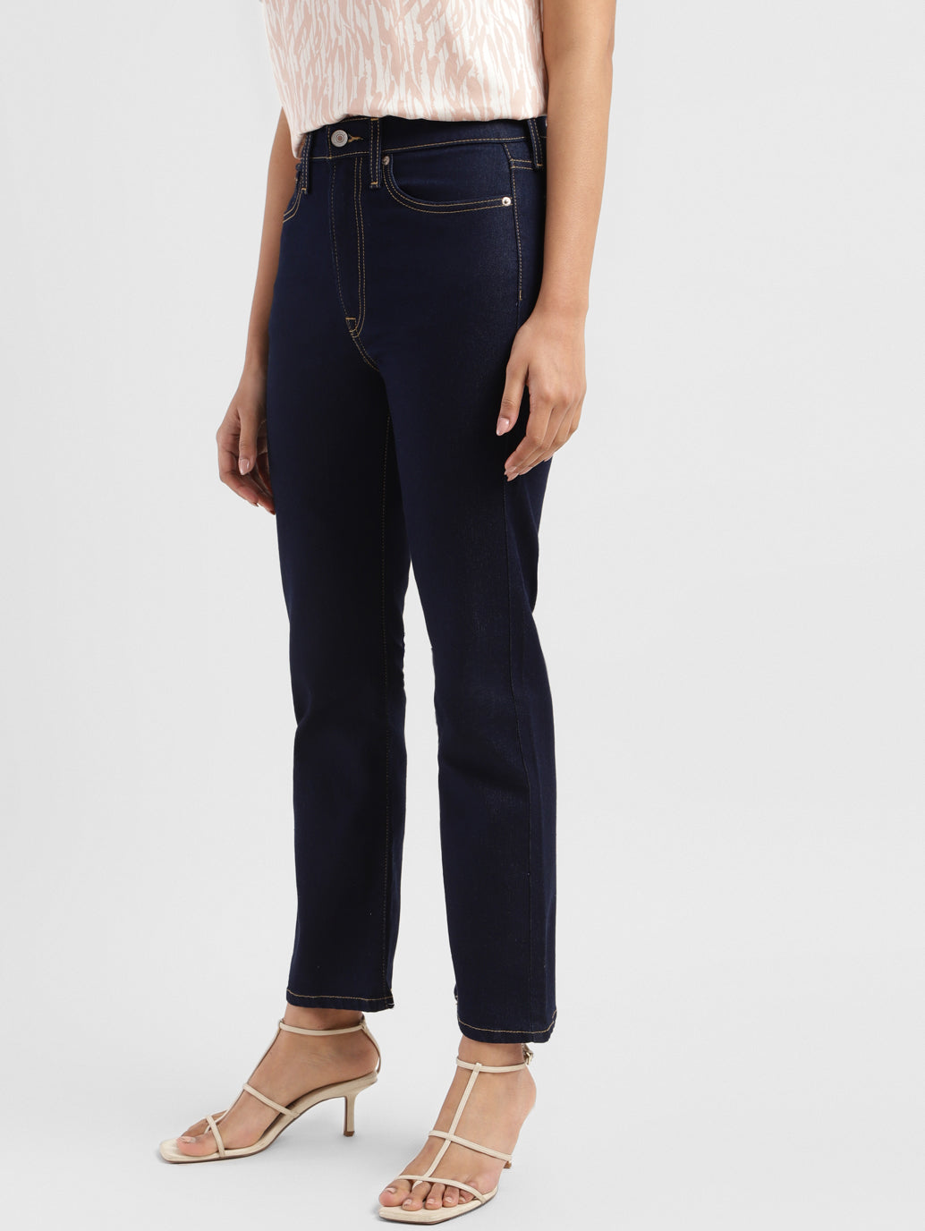 Women's Blue Wedgie Straight Fit Mid Rise Jeans - 4c452ec1-4d96-4d1f-ba05-076feb7b1fad View