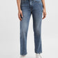 Women's Blue Wedgie Straight Fit Mid Rise Jeans - e4b198e5-6ced-48dc-812e-a44f21b048d7 View