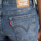Women's Blue Wedgie Straight Fit Mid Rise Jeans - 51cf918d-bb19-4067-b170-4863189b6dd8 View