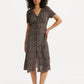 Women's Printed Multicolor Crew Neck Dress - shot View