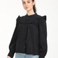 Women's Solid Oversized Shirt - RightSide View