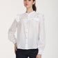 Women's Solid Oversized Shirt - Front View