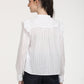 Women's Solid Oversized Shirt - Back View