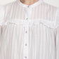 Women's Solid Oversized Shirt - Detail View