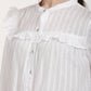 Women's Solid Oversized Shirt - Detail View