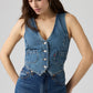 Levi's® Women's Tailored Denim Vest - Styleshot View