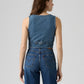 Levi's® Women's Tailored Denim Vest - Back View