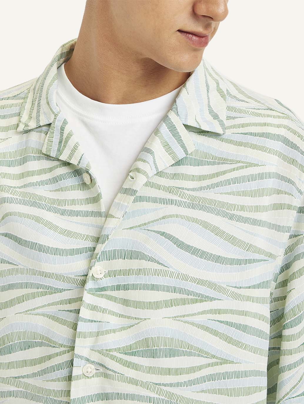 Men's Printed Regular Fit Camp Shirt - 560c9cfc-564c-4f94-b416-0fbd892cdc78 View