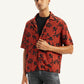 Men's Floral Print Relaxed Fit Camp Shirt - Styleshot View