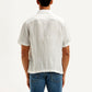 Men's Textured Resort Collar Relaxed Fit Shirt - Back View