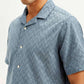 Men's Resort Collar Chevron Relaxed Fit Shirt - Detail View