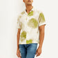 Men's Resort Collar Abstract Relaxed Fit Shirt - Styleshot View