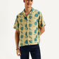 Men's Resort Collar Floral Relaxed Fit Shirt - Styleshot View