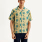 Men's Resort Collar Floral Relaxed Fit Shirt - Front View
