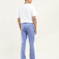 Men's Light Blue Slim Fit Chinos - Back View
