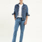 Men's Blue Slim Fit Chinos - Styleshot View