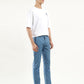 Men's Blue Slim Fit Chinos - Front View