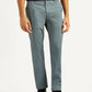 Men's 511 Teal Green Slim Fit Mid Rise Chinos - Front View