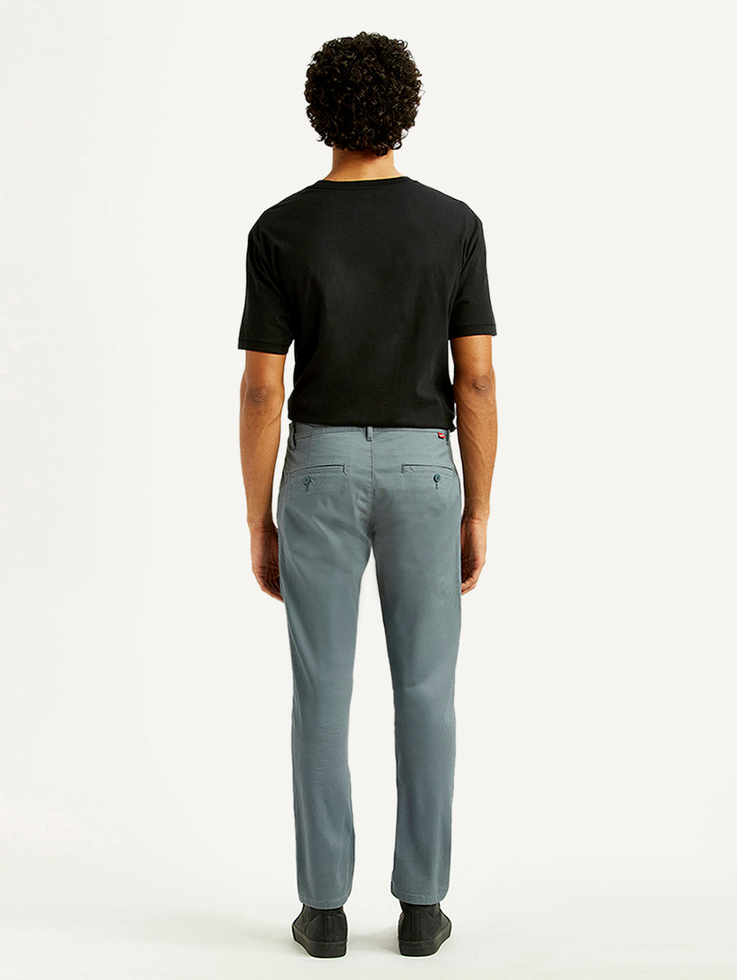 Men's 511 Teal Green Slim Fit Mid Rise Chinos - Back View