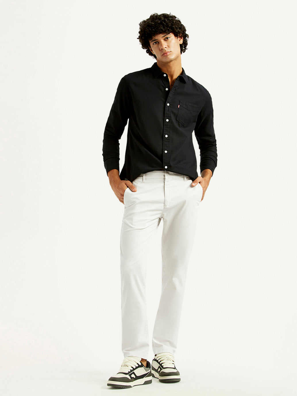 Men's 511 Off White Slim Fit Mid Rise Chinos