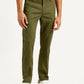 Men's 511 Olive Green Slim Fit Mid Rise Chinos - Front View