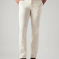 Men's 511 Off White Slim Fit Mid Rise Chinos - Front View