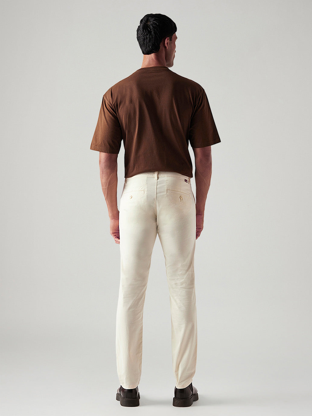 Men's 511 Off White Slim Fit Mid Rise Chinos - Back View