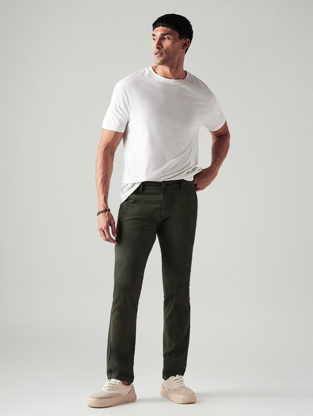 Men's 511 Olive Slim Fit Mid Rise Chinos