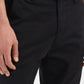 Men's 512 Black Slim Tapered Fit Chinos - FrontDetails View