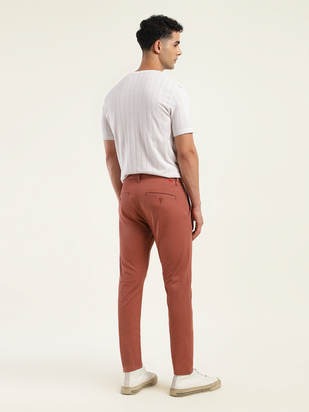 Men's 512 Slim Tapered Fit Brown Chinos - 348b1214-2599-42f0-bddd-c9be37d48ba5 View