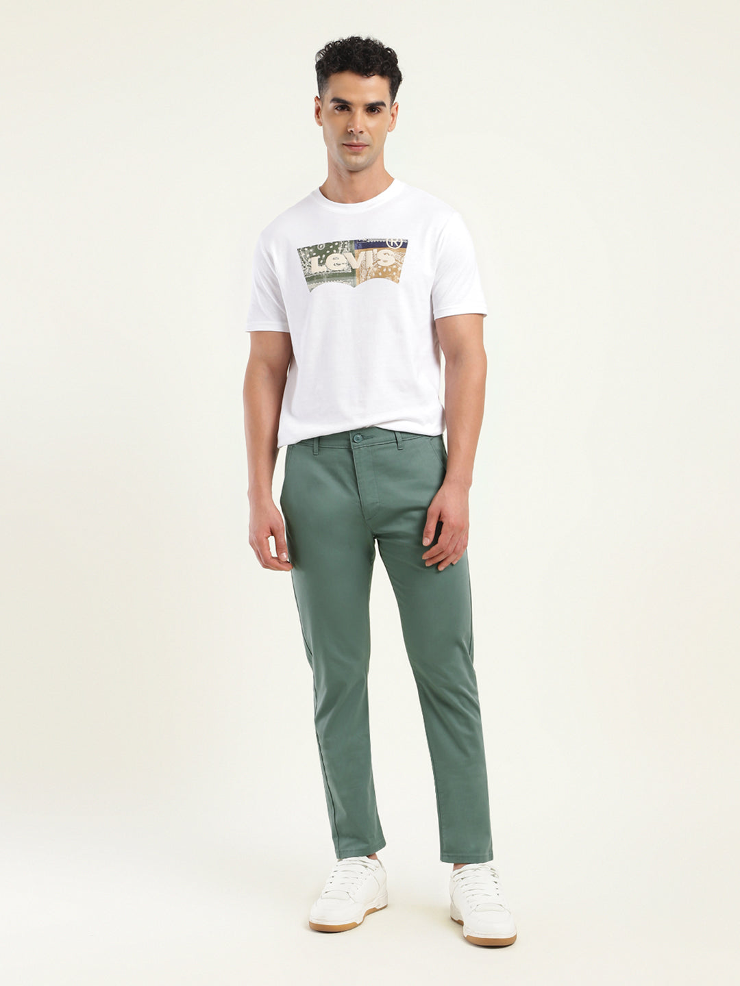 Men's 512 Slim Tapered Fit Light Green Chinos - 3a7012d8-49f2-4c27-9529-c0aafe373d92 View