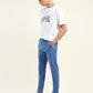 Men's 512 Slim Tapered Fit Blue Chinos - 20shot View
