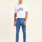 Men's 512 Slim Tapered Fit Blue Chinos - Front View