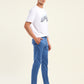 Men's 512 Slim Tapered Fit Blue Chinos - Side View