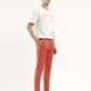 Men's Coral Slim Tapered Fit Chinos - Front View